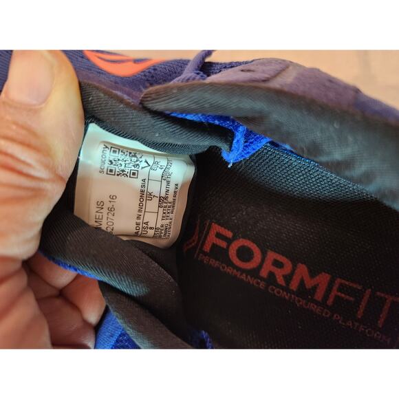 Saucony Men's Running‎ Shoes,8 Blue Red Accents, Lightweight PWRRUN Cushioning - Picture 6 of 8